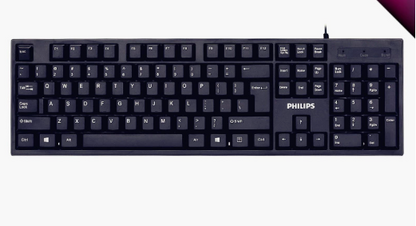 Gaming Keyboard Wired 104 Keys Ergonomic Backlight USB Keyboard for for Home Office Laptop Work GamingBlack