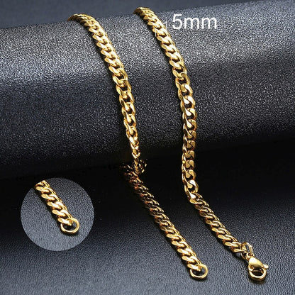 Unisex Cuban Chain Necklace