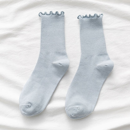 Lolita Style Frilly Ruffle Socks